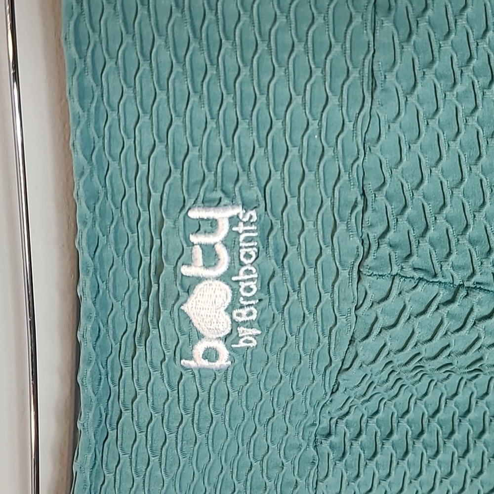 Booty by Brabants Teal Textured High-Rise Leggings - Picture 4 of 6